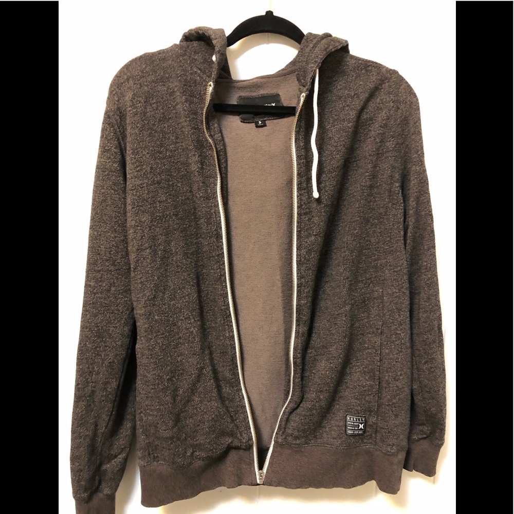 Hurley sweat shirt. Zipper broken off